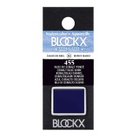 BLOCKX Watercolour Half Pan S4 455 Cobalt Blue Dark